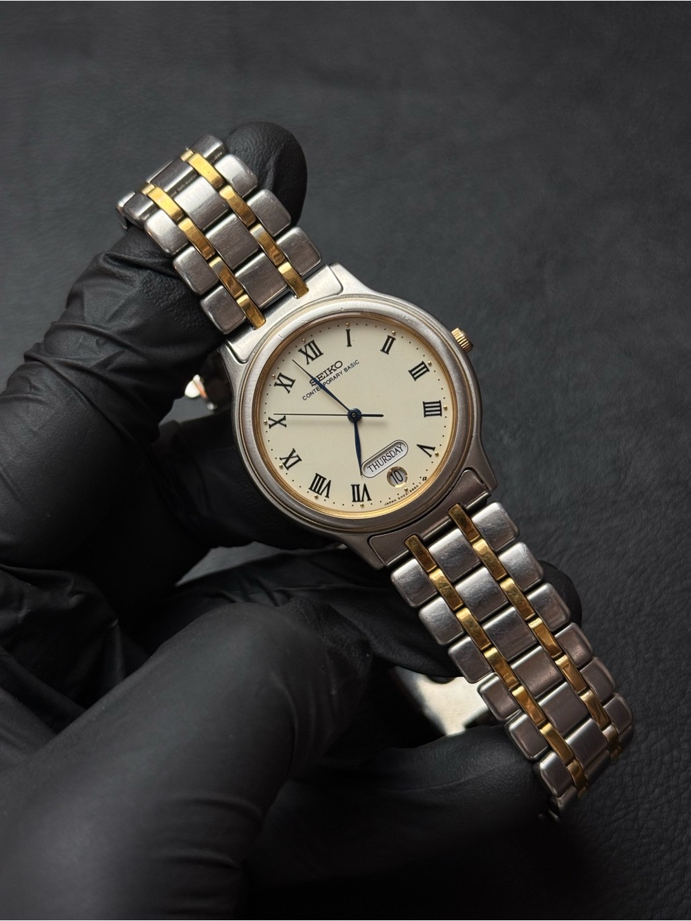 Vintage 1990 Seiko Contemporary Basic 5H23-6B90 Men’s Watch